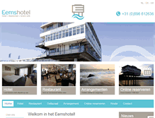 Tablet Screenshot of eemshotel.nl